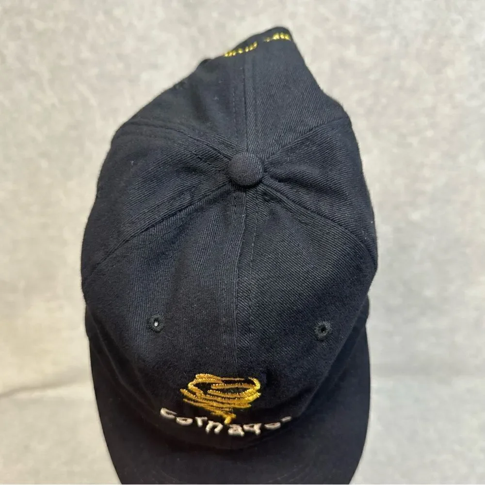 Cornados Hat Cap Adult OSFA Black Strapback Baseball Hat Chips‎ Food Casual Dad